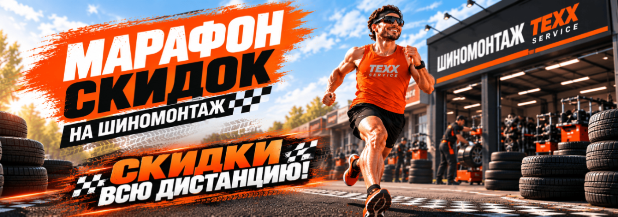 Марафон скидок на шиномонтаж!